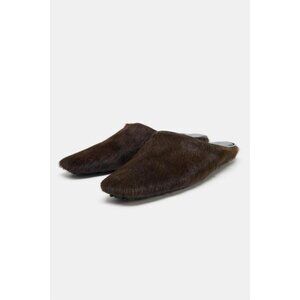 ZARA LIMITED EDITION LEATHER MULE SHOES